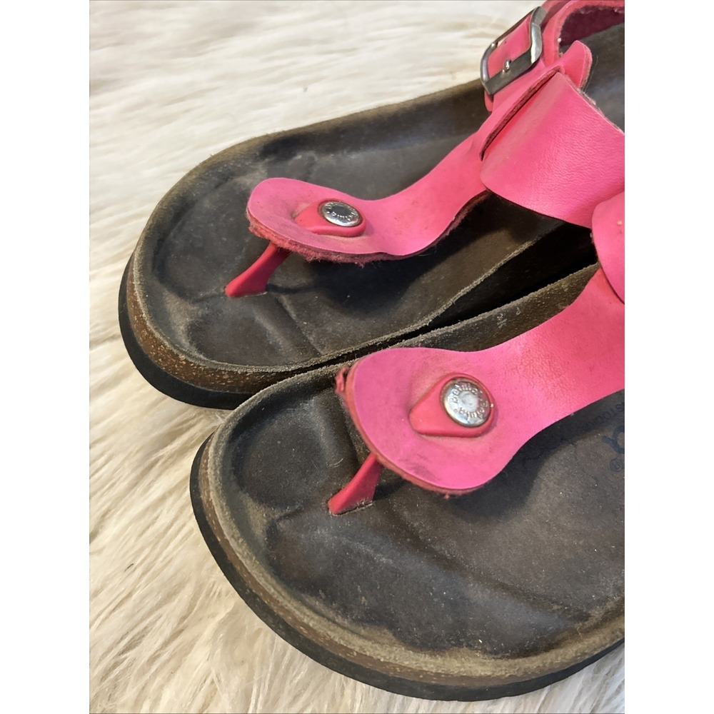 Betula Birkenstock‎ Sandals 40 7.0 260  L9 M7 Pink Straps Thongs Slip On Buckle - Picture 2 of 12